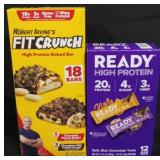 18pk fit crunch protein bars. 12pk variety ready