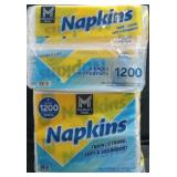 2 4pks 1200 300 per pack napkins
