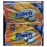 30 mega rolls Super Premium paper towels