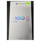 Motorola Moto G Play 2026 cell phone. Blue 64GB.