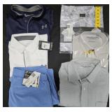 Men's size Medium shirts and short. Most NEW w/