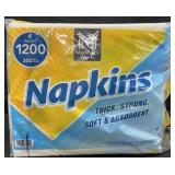 4-300 pack Napkins, 1200 total