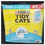 40lbs Purina tidy cat clumping litter