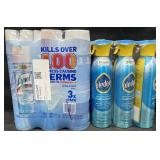 3-19 oz Lysol disinfectant & 3-9.7 oz Pledge