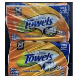 30 mega rolls Super Premium paper towels