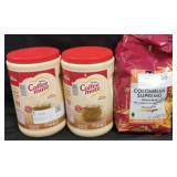 2 56oz coffee mate creamers. Colombian supremo