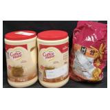 2 56oz coffee mate creamers. 40oz Colombian