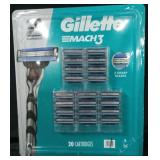 20ct Gillette Mach 3 cartridges