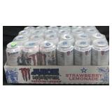 24pk monster strawberry lemonade