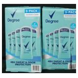 2 5pk degree shower clean scent deodorant