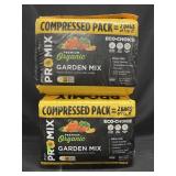 2-20 lb. Promix organic garden mix soil