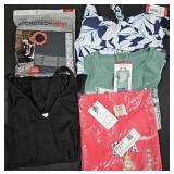 Women's size X-Large shirts and layer pants. Most