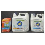 All laundry detergent 208oz. All fabric softener