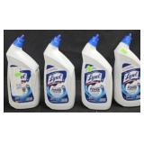 4- Lysol toilet bowl cleaner 32oz each