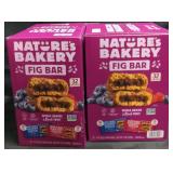 2 32ct variety nature's bakery fig bars