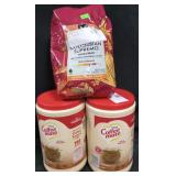 2 56oz coffee mate creamer. 40oz Colombian