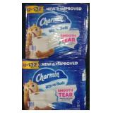 2 32ct rolls Charmin ultra soft bath tissue