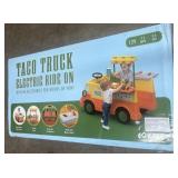 Taco Truck Electric Ride On AS IS