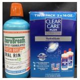33.8 fl oz Thera Breath mouthwash & 2-16 fl oz