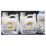2-170 fl oz Tide detergent & Downy light scent