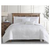 Tahari Home 5-Piece Jacquard Comforter Set, Queen