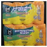 2- Disinfectant Wipes 312 count each