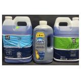1 gal dish detergent, 90 fl oz Dawn dish soap & 1