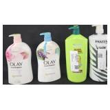 2- Olay body wash 35oz each. Garnier Fructis