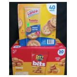 30ct ritz bits cheese snack crackers. 40pk Lance