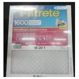 4ct 3m filtrete 1600 18x20x1 furnace filters
