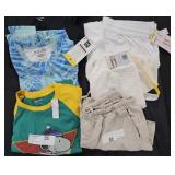 Women's size Medium shirts, dress and shorts.
