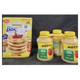 Bisquick 96oz. 3- Mott's Applesauce 46oz each