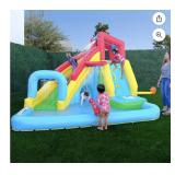My 1st Water Slide Splash and Slide with Tunnel