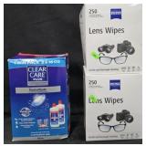 Clear Care Plus 32oz. Lens Wipes 500 count