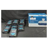 10- Dude Wipes 18 count each. Flushable Wipew 540