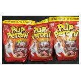 3 46oz pup-peroni dog treats