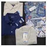 Men's size Large button shirts. New w/ tags