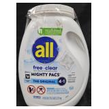 All laundry detergent mighty pacs 120 count