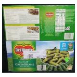 2 8pk cans del monte cut green beans