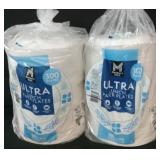 2 300ct ultra lunch paper plates