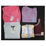Women's size Large dresses, shirt and bra. New w/