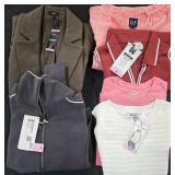Women's size Small blazer, dresses and shirts.