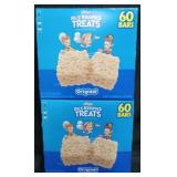 2 60ct original rice krispie treas