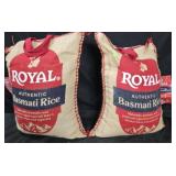 2- Royal Basmati Rice 20lb each