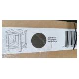 Keter Deluxe side table brown marron tierra