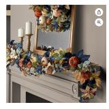 6' Blue Harvest Garland