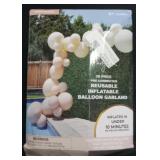 28pc pre-connected reusable inflatable balloon