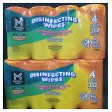 2 4pk variety disinfecting wipes