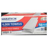 Marathon multi-fold towels 4000 count