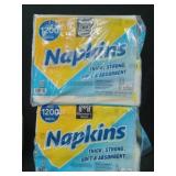 2 4pks 1200 sheets 300 per pk nakins